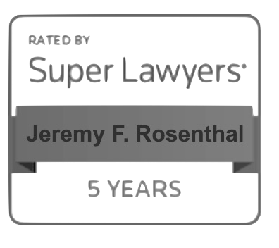 Super Lawyers 5 Year Badge - Jeremy Rosenthal